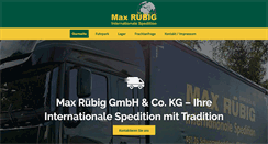 Desktop Screenshot of maxruebig.de